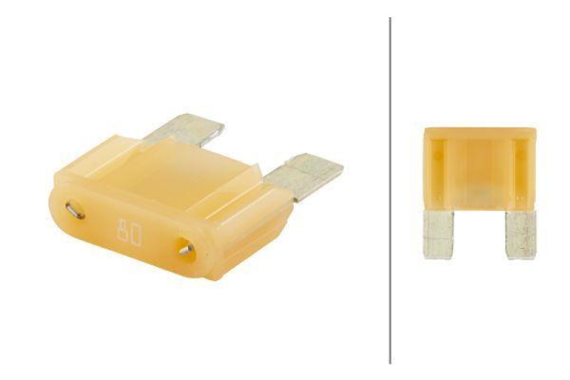 HELLA 8JS 728 595-191 Sicherung Maxi, 80 A, Set weiss