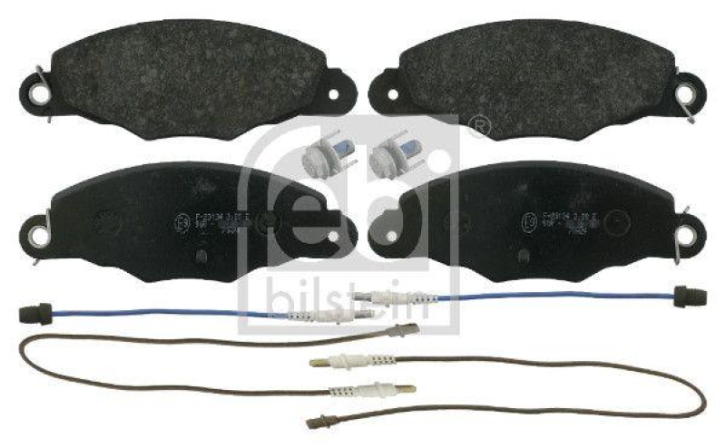 FEBI BILSTEIN 16414 Bremsbelagsatz f&uuml;r CITROEN