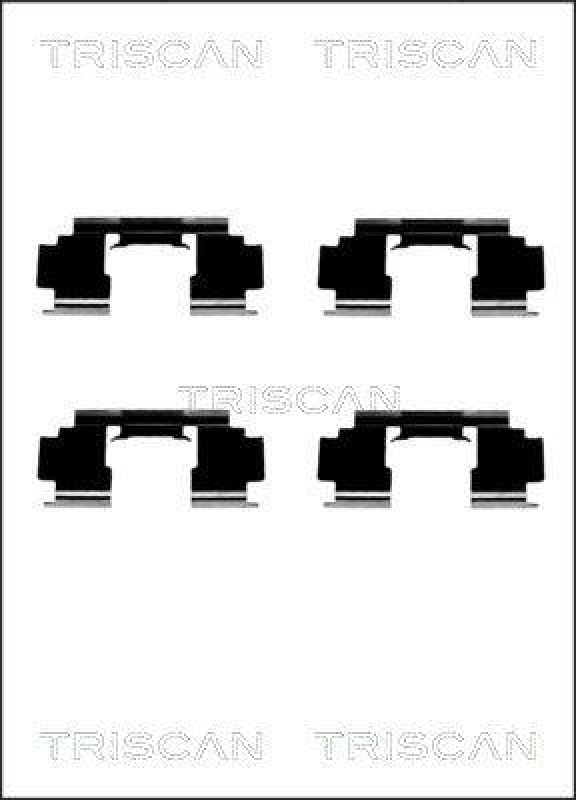 TRISCAN 8105 101623 Montagesatz, Scheibenbremsbelag f&uuml;r Honda, Rover
