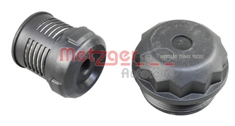 METZGER 8020115 Hydraulikfilter Haldex-Kupplung für AUDI/SEAT/SKODA/VW MIT 2 DECKEL