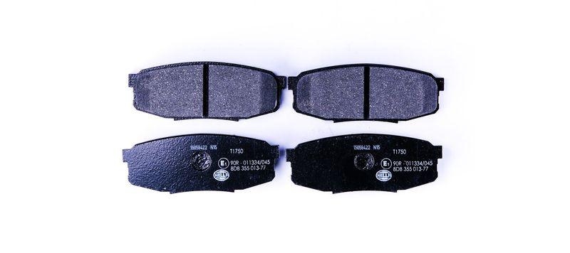 HELLA 8DB 355 013-771 Bremsbelagsatz, Scheibenbremsbelag f&uuml;r TOYOTA
