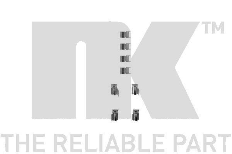 NK 7951060 Zubeh&ouml;rsatz, Scheibenbremsbelag f&uuml;r DAIHATSU