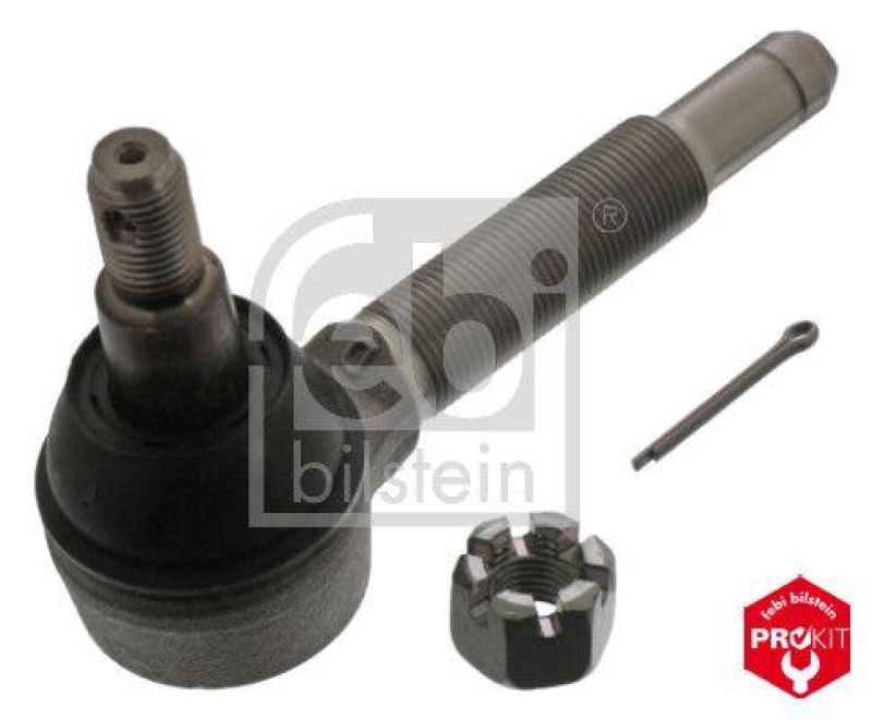 FEBI BILSTEIN 41320 Spurstangenendst&uuml;ck mit Kronenmutter und Splint f&uuml;r Mitsubishi FUSO