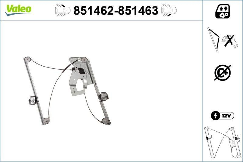 VALEO 851462 Fensterh. vl - BMW 5 SERIES(E39) (95>04)