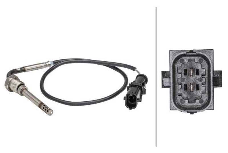 HELLA 6PT 358 181-051 Sensor, Abgastemperatur