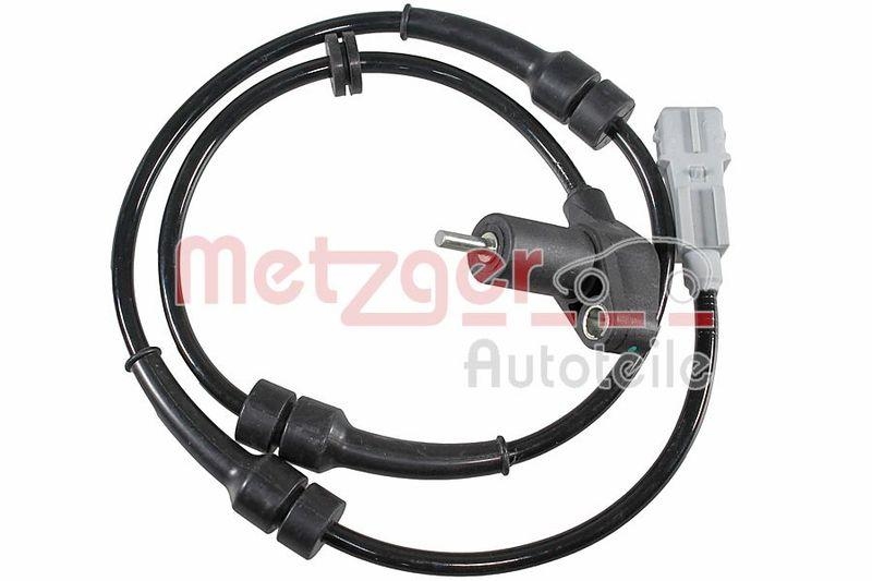 METZGER 0900049 Sensor, Raddrehzahl f&uuml;r CITROEN/PEUGEOT HA links/rechts