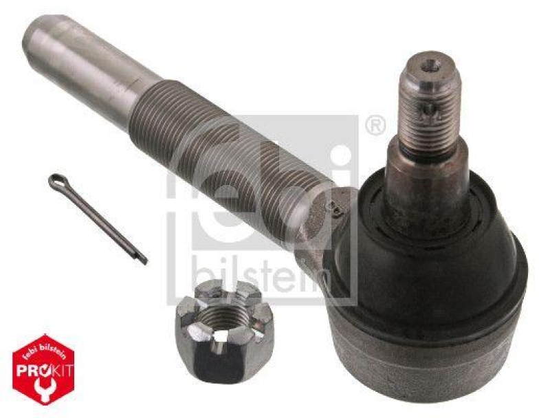 FEBI BILSTEIN 41323 Spurstangenendst&uuml;ck mit Kronenmutter und Splint f&uuml;r Mitsubishi FUSO
