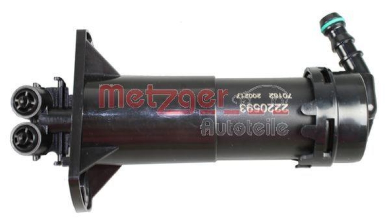 METZGER 2220593 Waschwasserdüse, Scheinwerferreinigung für AUDI vorne links