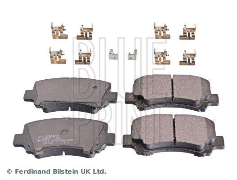 BLUE PRINT ADK84221 Bremsbelagsatz mit Befestigungsmaterial f&uuml;r SUZUKI