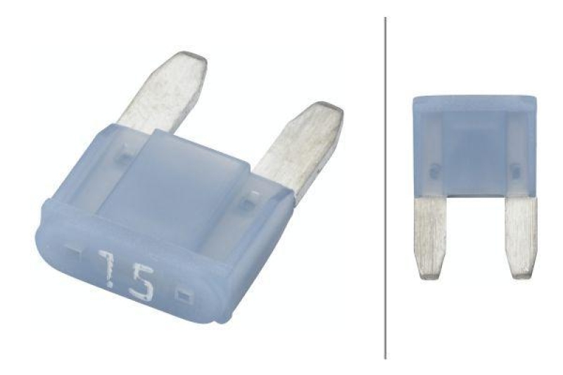 HELLA 8JS 728 596-222 Sicherung D 207, 15 A blau, Set