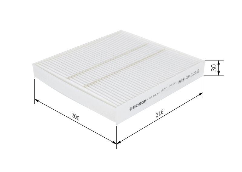 BOSCH 1 987 432 216 Filter Innenraumluft