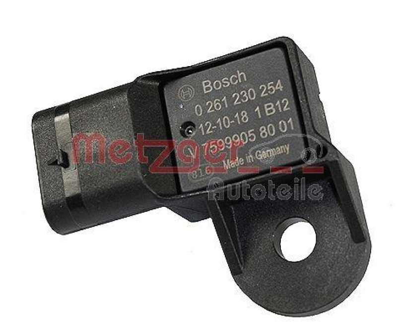 METZGER 0906153 Sensor, Saugrohrdruck f&uuml;r CITROEN/MINI/PEUGEOT