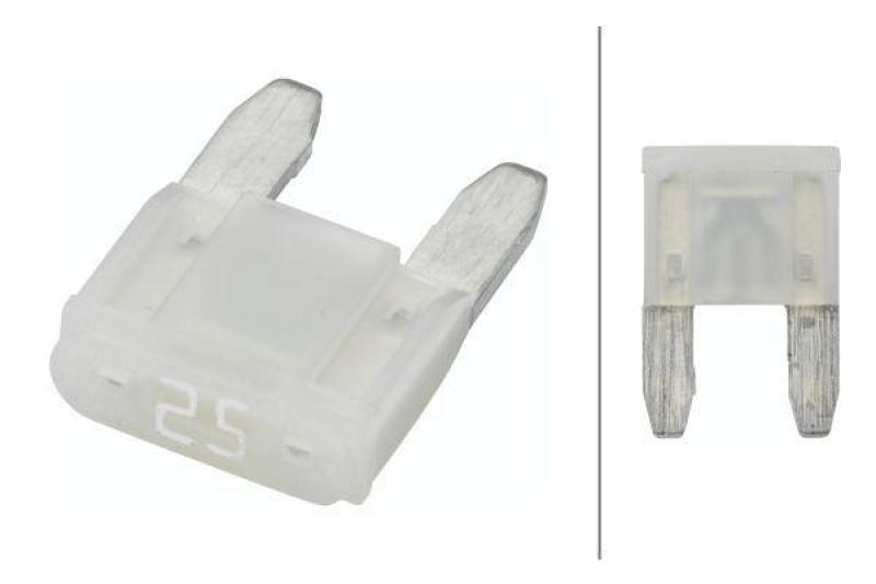 HELLA 8JS 728 596-242 Sicherung D 209, 25 A weiss, Set