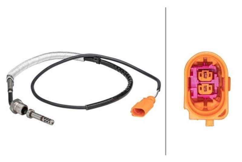 HELLA 6PT 358 181-131 Sensor, Abgastemperatur