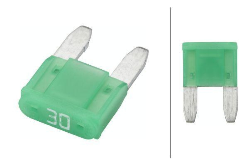 HELLA 8JS 728 596-252 Sicherung D 210, 30 A gr&uuml;n, Set