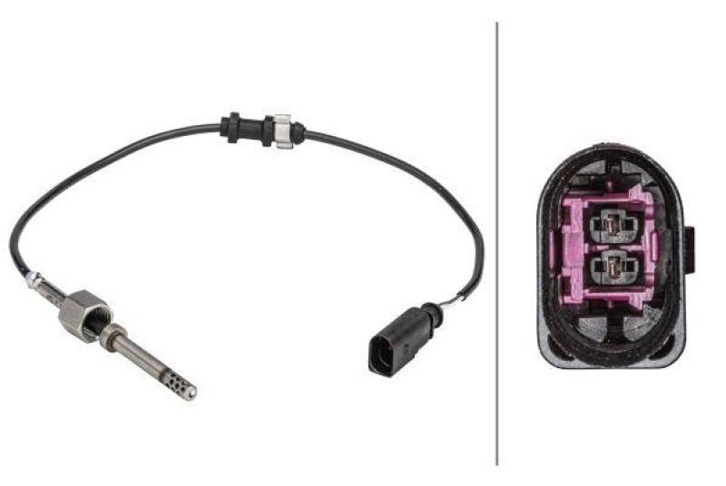 HELLA 6PT 358 181-151 Sensor, Abgastemperatur