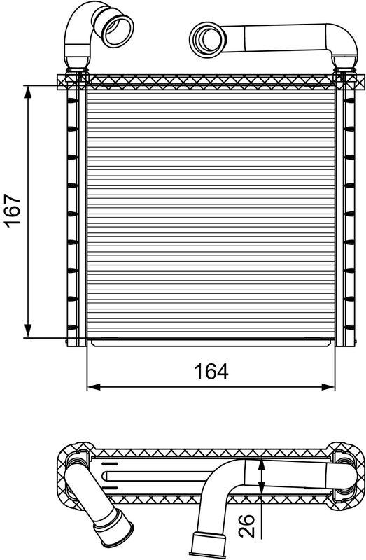 VALEO 811506 Warmetauscher VOLKSWAGEN PASSAT VIII FL