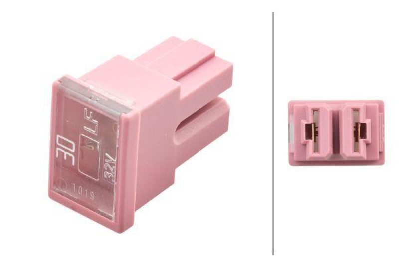 HELLA 8JS 740 026-011 Sicherung Pro-fit / PAL 30 A, rosa