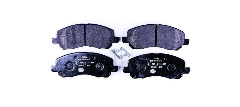 HELLA 8DB 355 014-131 Bremsbelagsatz, Scheibenbremsbelag f&uuml;r DODGE/JEEP/CHRYSLER