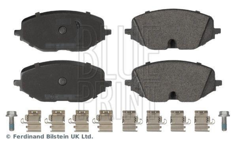 BLUE PRINT ADBP420106 Bremsbelagsatz mit Befestigungsmaterial f&uuml;r VW-Audi