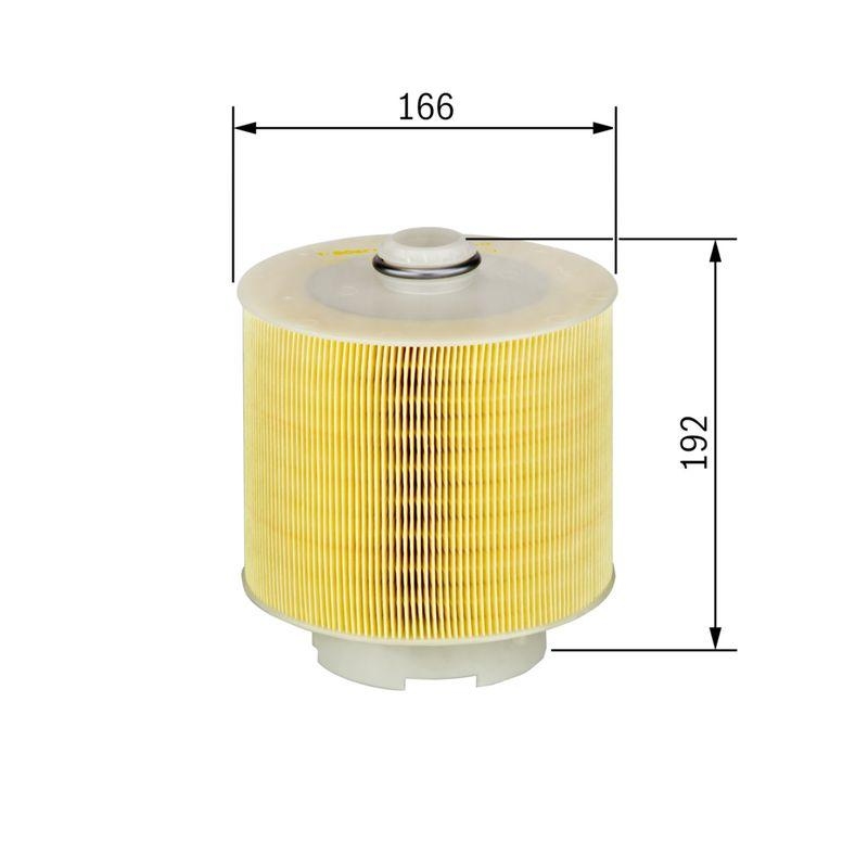 BOSCH F 026 400 198 Luftfilter