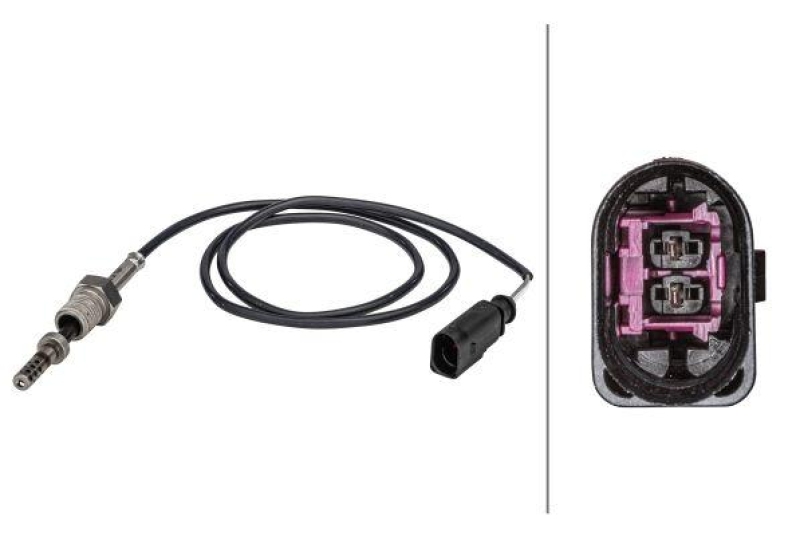 HELLA 6PT 358 181-281 Sensor, Abgastemperatur