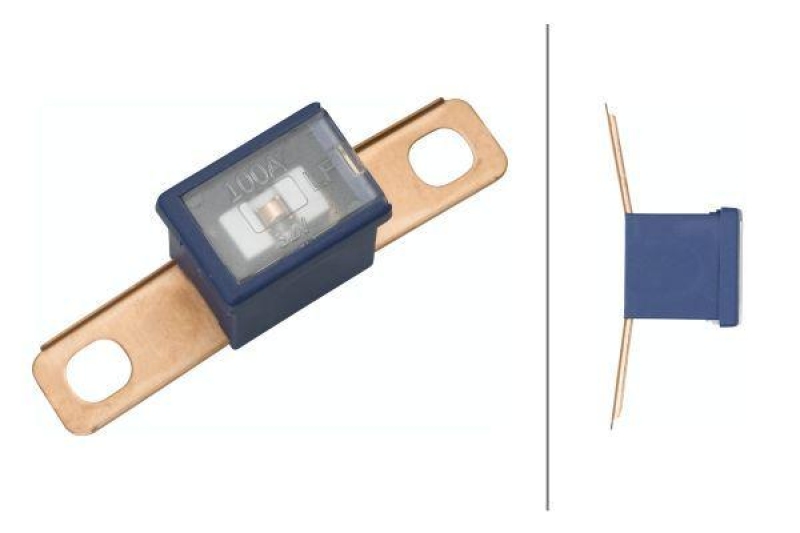 HELLA 8JS 740 026-361 Sicherung PAL, 100 A blau