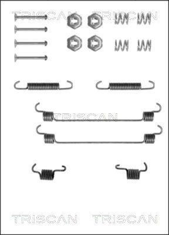 TRISCAN 8105 102525 Montagesatz F. Bremsbacken f&uuml;r Alfa Romeo, Renault