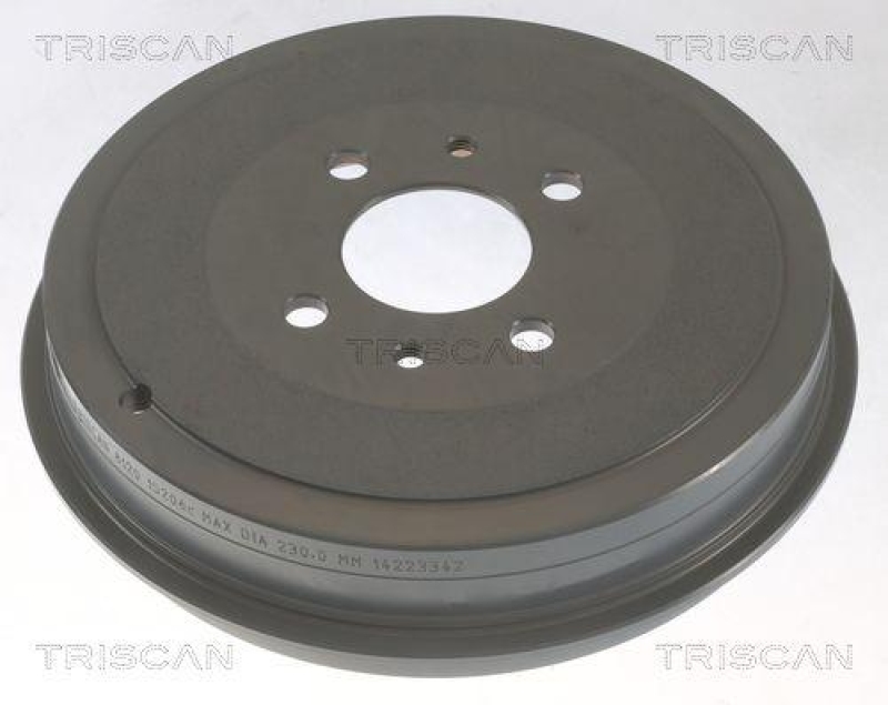 TRISCAN 8120 15206c Bremstrommel, Coated f&uuml;r Fiat, Lancia, Alfa Romeo