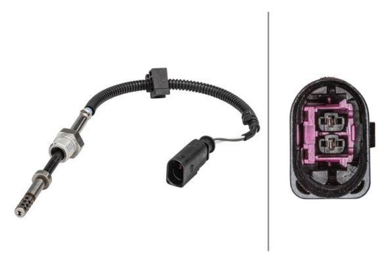 HELLA 6PT 358 181-311 Sensor, Abgastemperatur