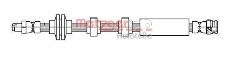 METZGER 4111803 Bremsschlauch f&uuml;r LANCIA VA