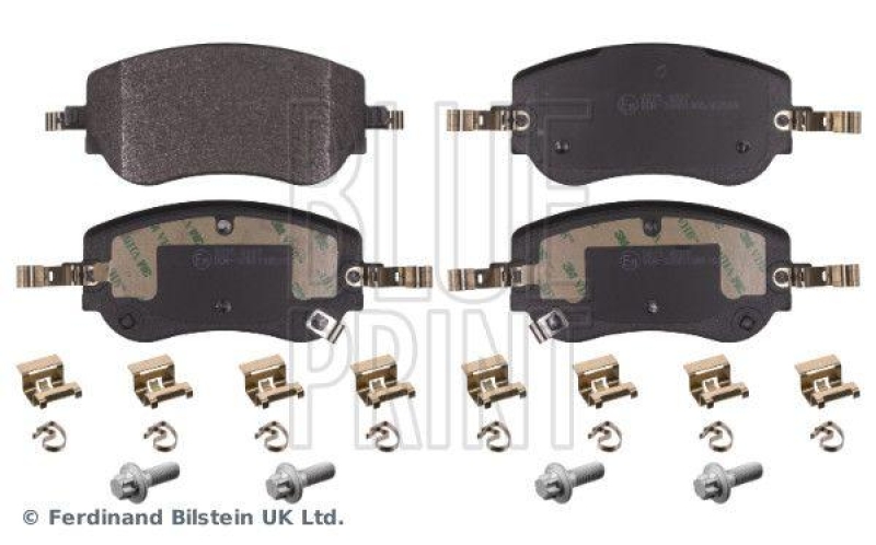 BLUE PRINT ADBP420119 Bremsbelagsatz mit Befestigungsmaterial f&uuml;r Fiat PKW