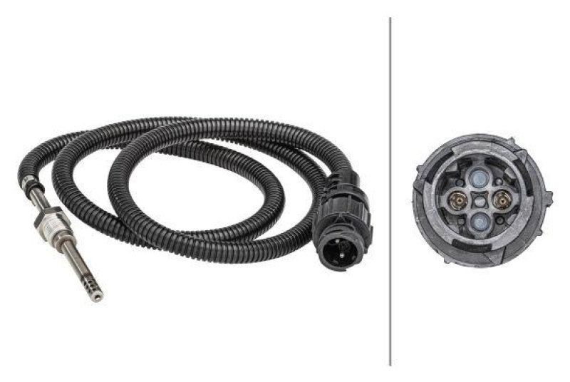 HELLA 6PT 358 181-331 Sensor, Abgastemperatur