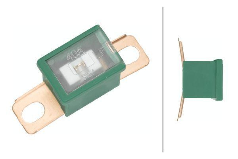 HELLA 8JS 740 026-511 Sicherung D 213, 40 A grün