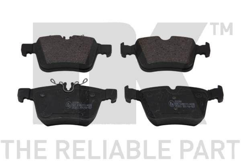NK 223381 Bremsbelagsatz, Scheibenbremse f&uuml;r MERCEDES-BENZ