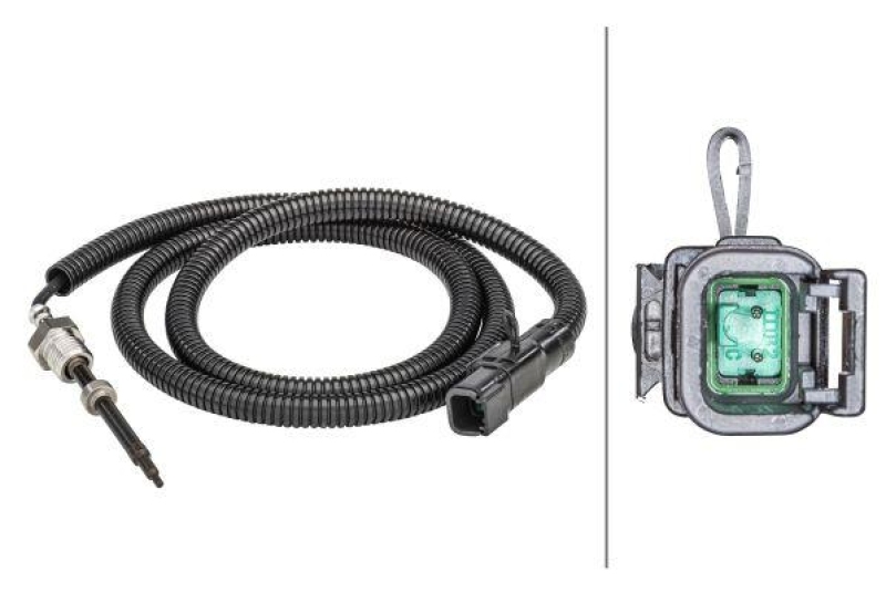 HELLA 6PT 358 181-341 Sensor, Abgastemperatur