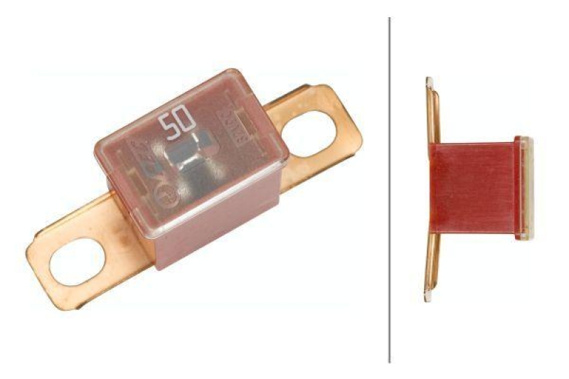 HELLA 8JS 740 026-521 Sicherung D 214, 50 A rot
