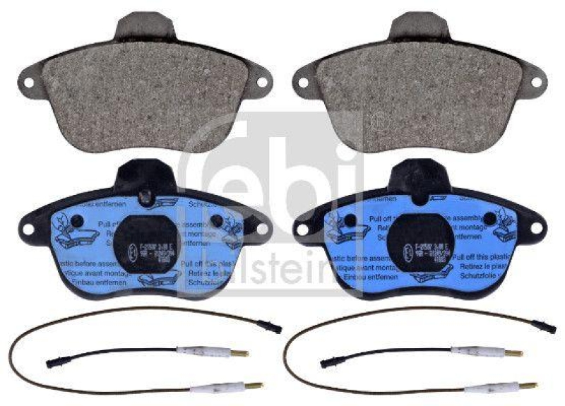 FEBI BILSTEIN 116038 Bremsbelagsatz f&uuml;r CITROEN