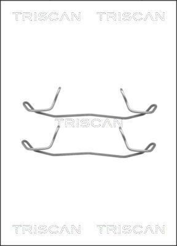 TRISCAN 8105 101565 Montagesatz, Scheibenbremsbelag für Audi, Ford, Saab
