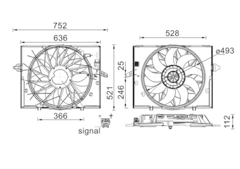 MAHLE CFF 336 000S K&uuml;hlerl&uuml;fter