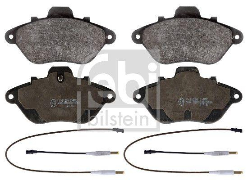 FEBI BILSTEIN 116039 Bremsbelagsatz f&uuml;r CITROEN