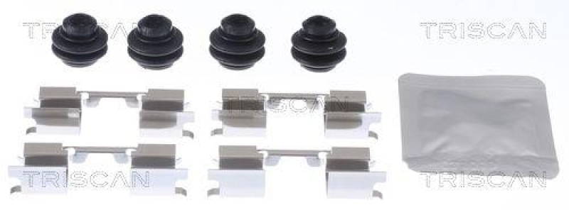 TRISCAN 8105 101663 Montagesatz, Scheibenbremsbelag f&uuml;r Citroen, Peugeot, Hyundai