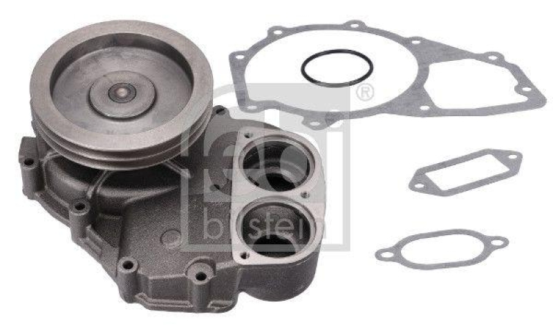 FEBI BILSTEIN 27187 Wasserpumpe mit Riemenscheibe und Dichtungen für M A N