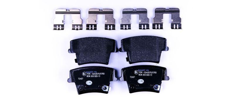 HELLA 8DB 355 023-101 Bremsbelagsatz, Scheibenbremsbelag f&uuml;r CHRYSLER/DODGE