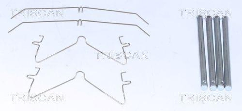 TRISCAN 8105 101671 Montagesatz, Scheibenbremsbelag f&uuml;r Jeep, Toyota