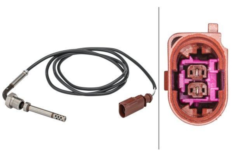 HELLA 6PT 358 181-421 Sensor, Abgastemperatur