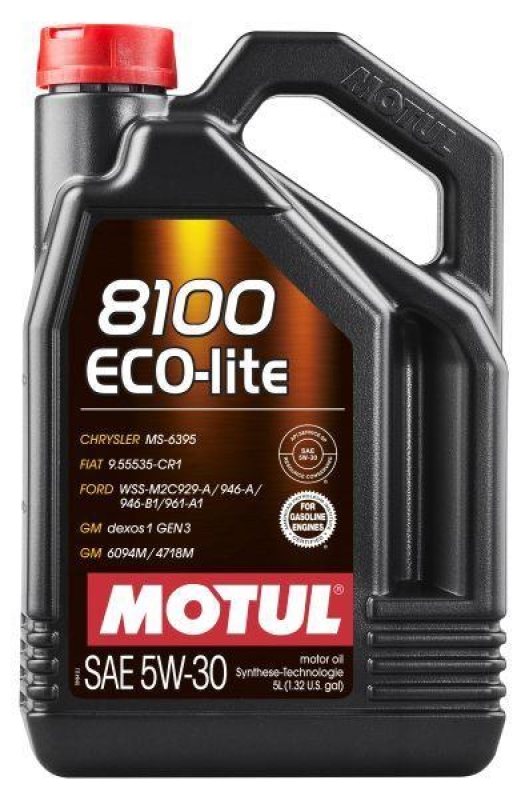 MOTUL 110051 Motoröl 8100 ECO-lite 5W-30 5 L
