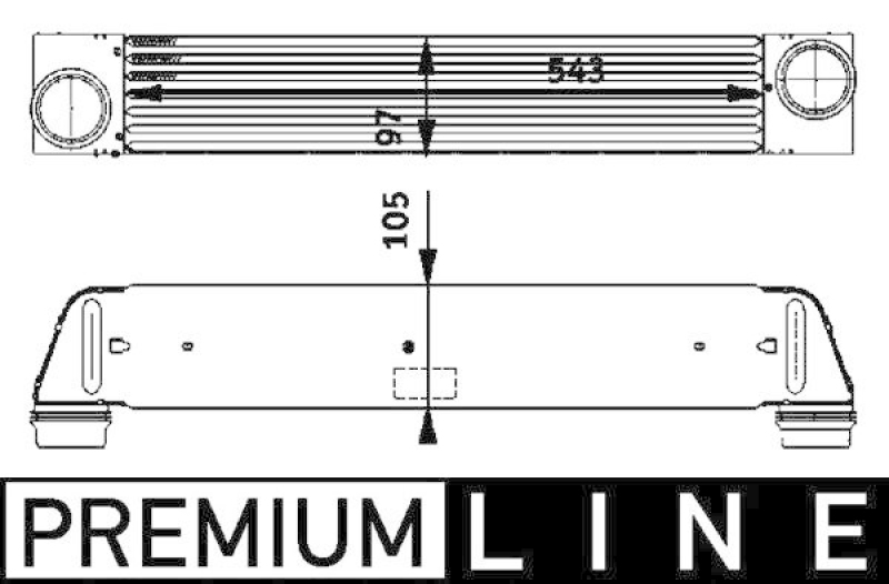 MAHLE CI 79 000P Ladeluftkühler