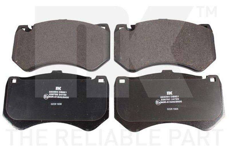 NK 223394 Bremsbelagsatz, Scheibenbremse f&uuml;r MERCEDES-BENZ