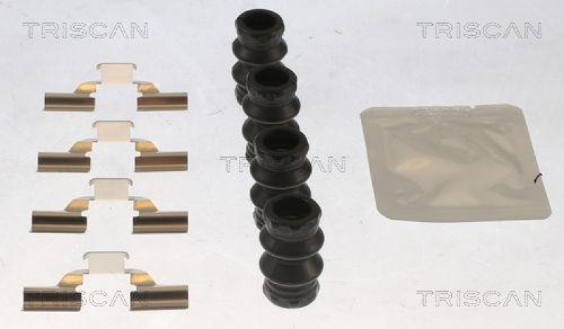 TRISCAN 8105 101676 Montagesatz, Scheibenbremsbelag f&uuml;r Toyota, Renault